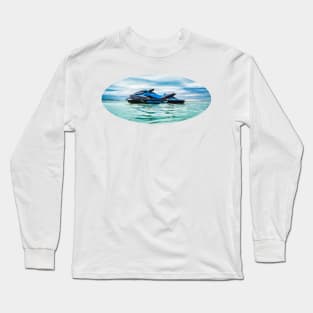 Blue GTR Sea Doo Long Sleeve T-Shirt